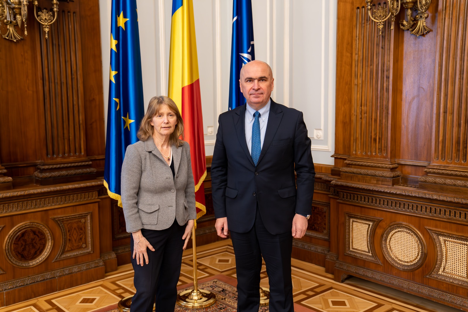 Ambasadoarea SUA, în vizită de curtoazie la președintele Senatului